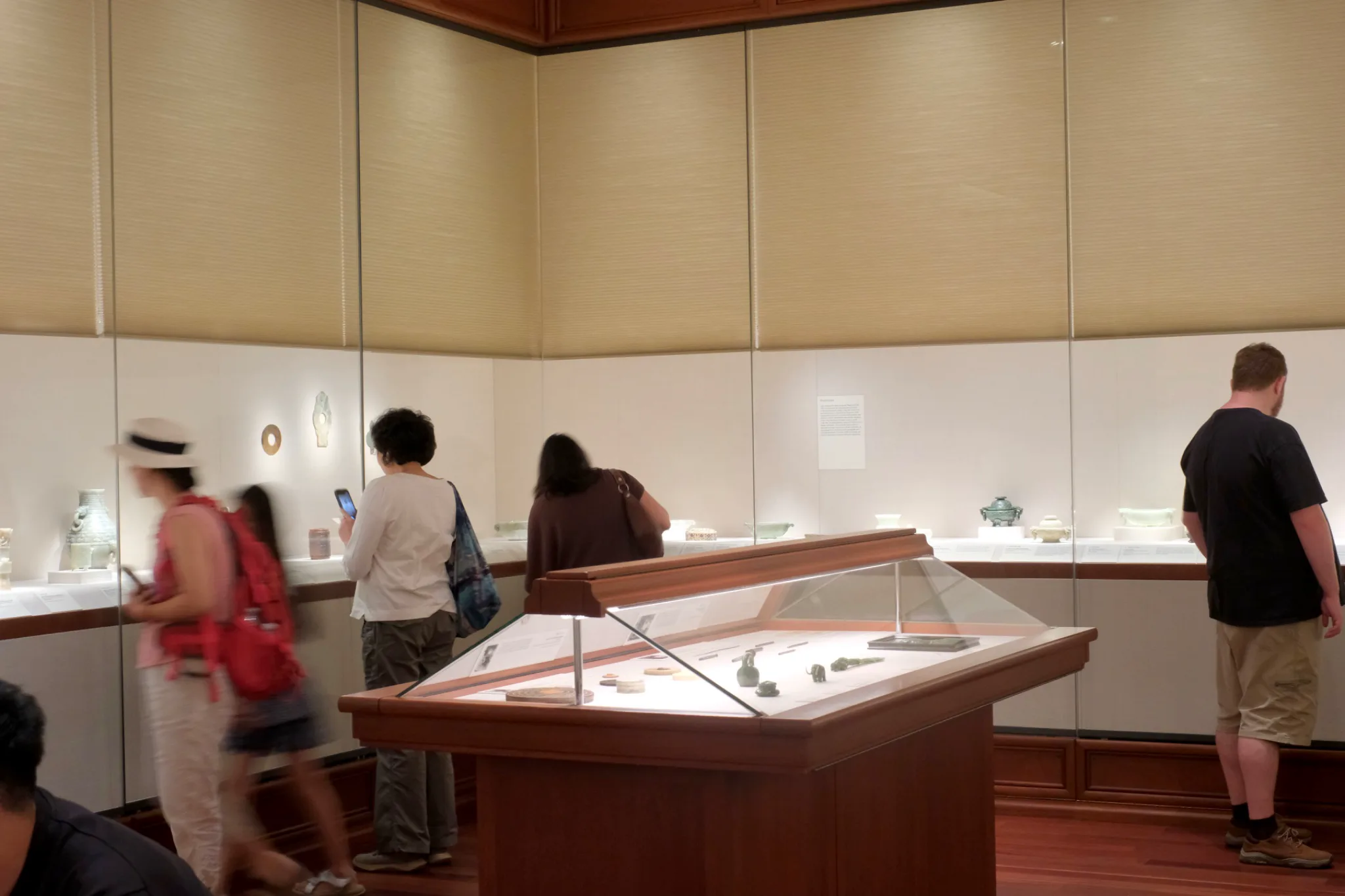 Visitors explore Chinese decorative arts spanning more than a millennium at The Metropolitan Museum of Art in New York. Photo by Iris Ye.