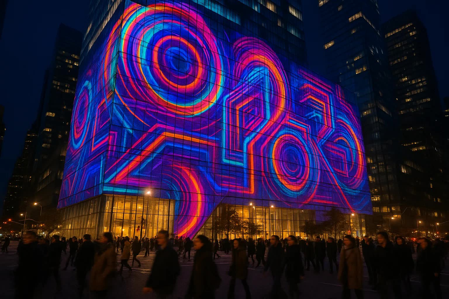 Hudson Yards Turns Plazas Into Interactive Projection Art Venues