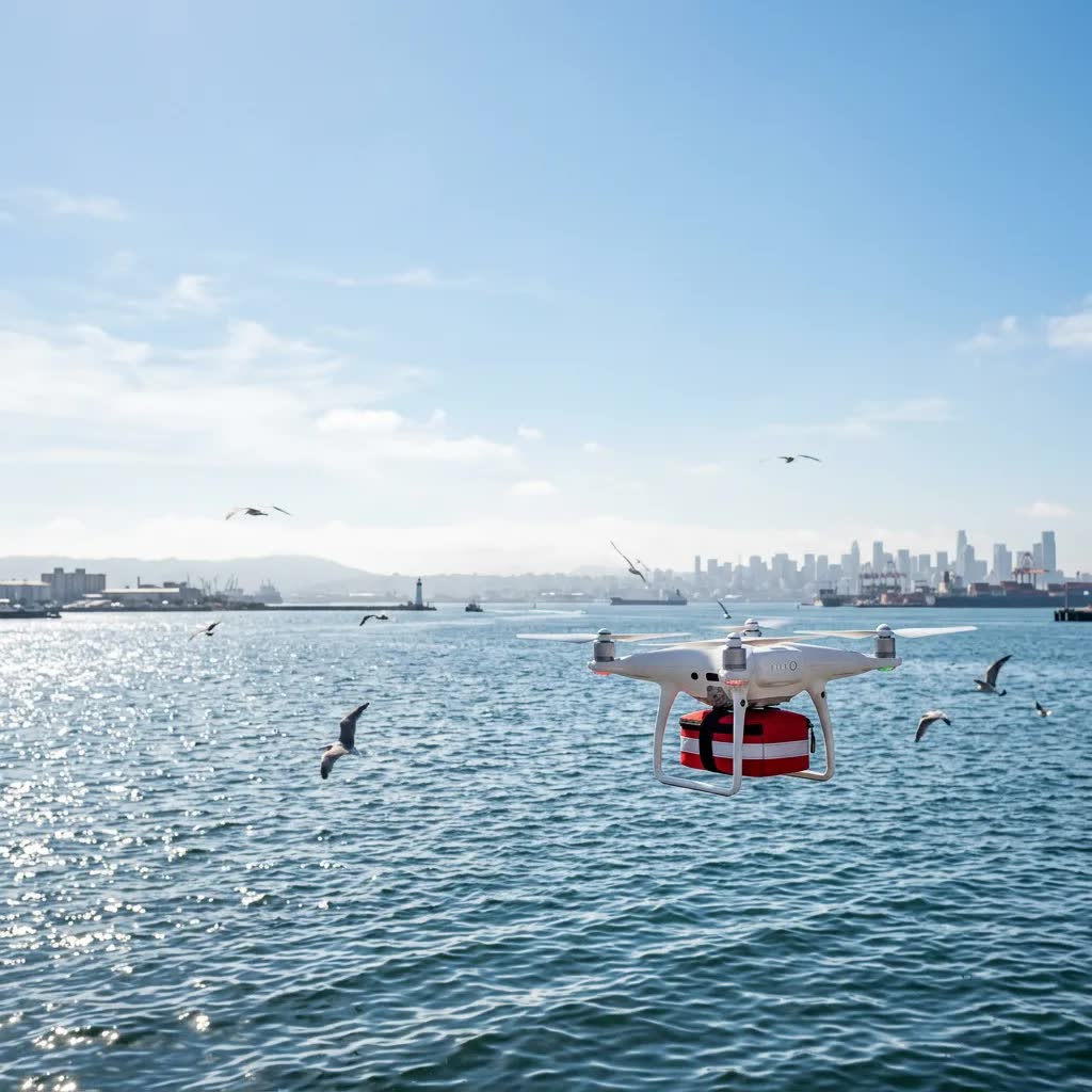 Staten Island Tests Medical-Supply Drones Over the Harbor