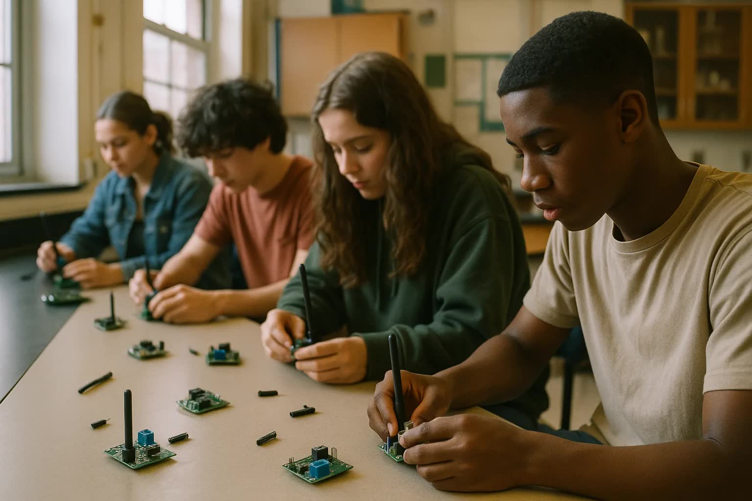 Brooklyn High School’s Robotics Team Wins Regional Grant to Build Community Sensors