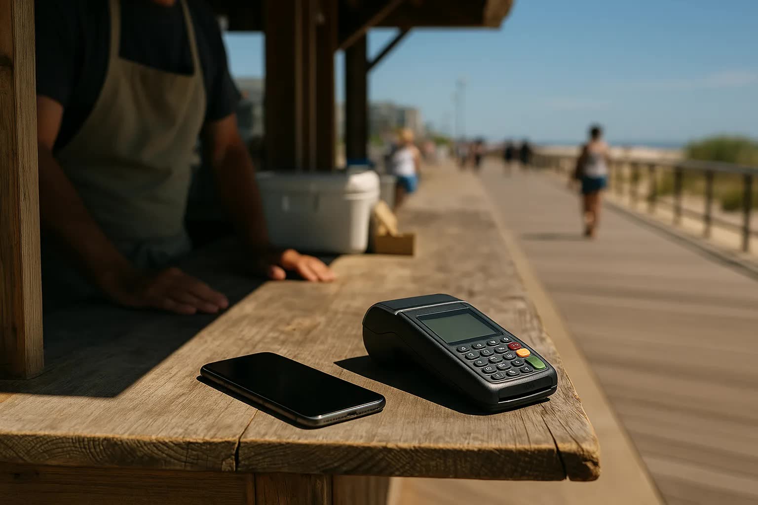 Rockaway Vendors Adopt Low-Bandwidth App to Take Cashless Payments on the Beach